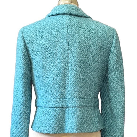 Y2K Ann Taylor LOFT Blazer Suit Jacket Wool 6 - Picture 2 of 8